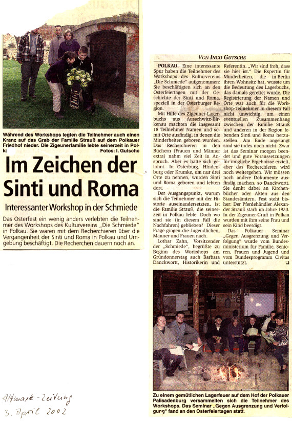 03.04.2002 az im zeichen der sinti roma Schmiede e.V.