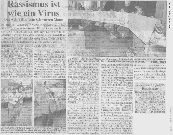 04.05.1997 az Ausstellung Rassismus Schmiede e.V.