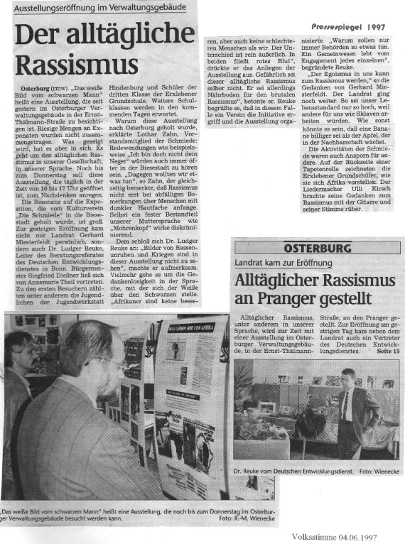 04.06.1997 vs Der alltaegliche Rassismus Schmiede e.V.