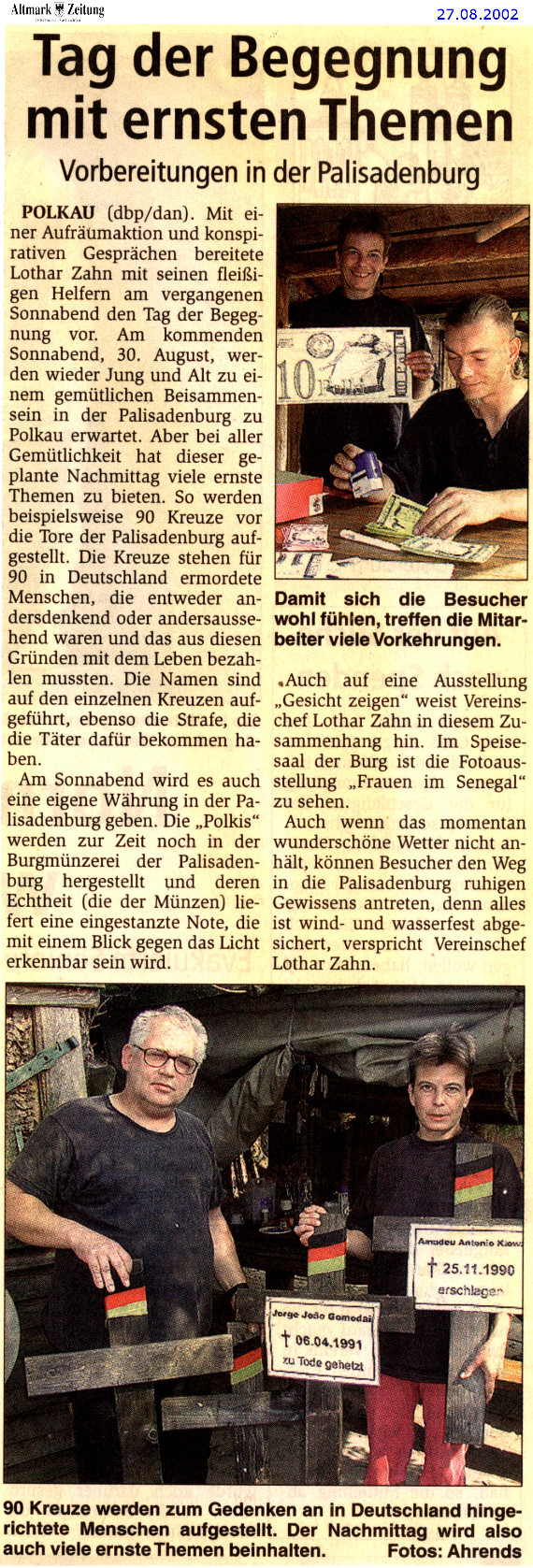 27.08.2002 az tag d begegnung1 Die Schmiede e.V.